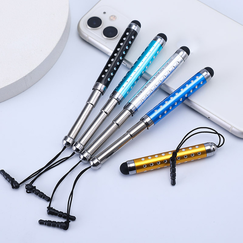 Tablet Accessories Kids - ปากกาสไตลัสแบบมืออาชีพ อุปกรณ์เสริมหน้าจอสัมผัสโทรศัพท์มือถืออเนกประสงค์ ด้ามโลหะ แบบคาปาซิทีฟ ใช้ได้กับแท็บเล็ต ไอโฟน