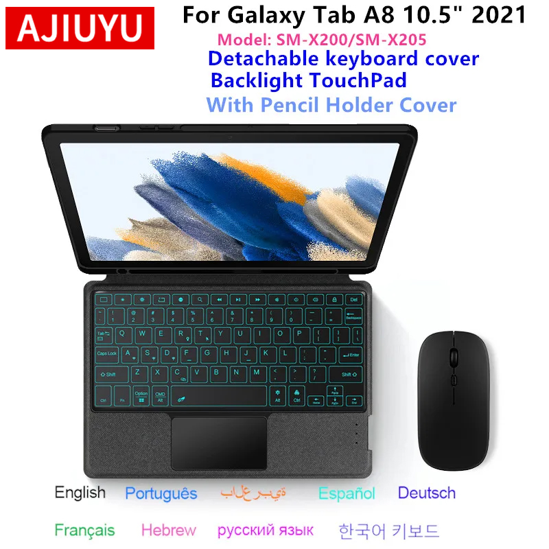 Tablet Accessories Samsung - เคสพร้อมแป้นพิมพ์ Magic Keyboard สำหรับ Samsung Galaxy