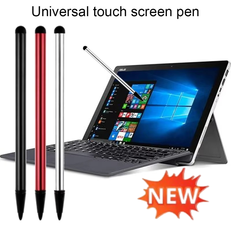 Tablet Accessories Kids - ปากกาสไตลัสแบบคาปาซิทีฟอเนกประสงค์ ใช้งานได้สองฟังก์ชัน บรรจุ 1-3 ด้าม สำหรับหน้าจอสัมผัส