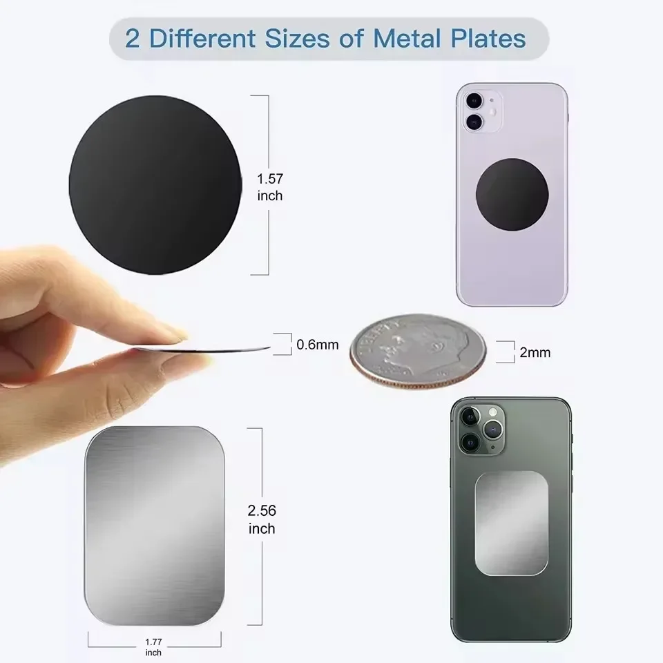 แผ่นแม่เหล็กโลหะสำหรับติดตั้งท - Tablet Accessories For Car บทวิจารณ์และราคา