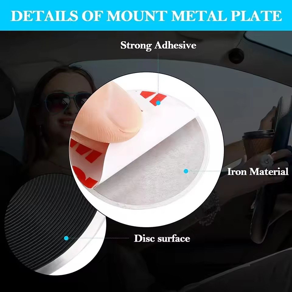 แผ่นโลหะบางสำหรับที่ยึดโทรศัพท - Tablet Accessories For Car บทวิจารณ์และราคา