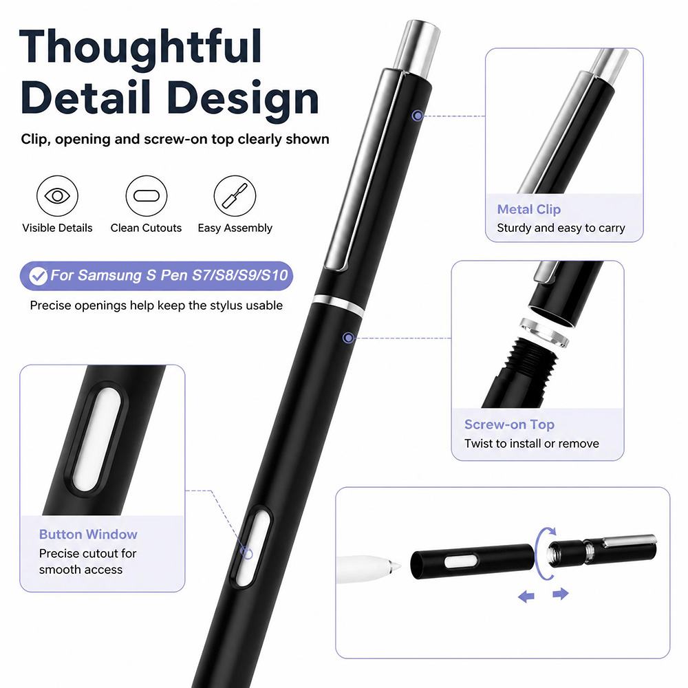 ปลอกปากกาสไตลัส ซองป้องกันปากก - Tablet Accessories Samsung บทวิจารณ์และราคา